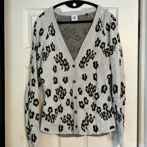 CAbi Kiki Leopard Cardigan